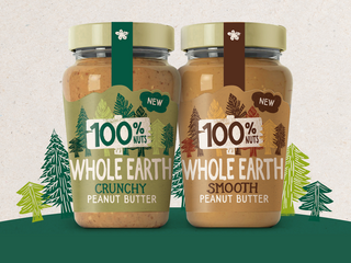 New 100% Nuts Peanut Butters from Whole Earth New 100% Nuts Peanut Butters from Whole Earth
